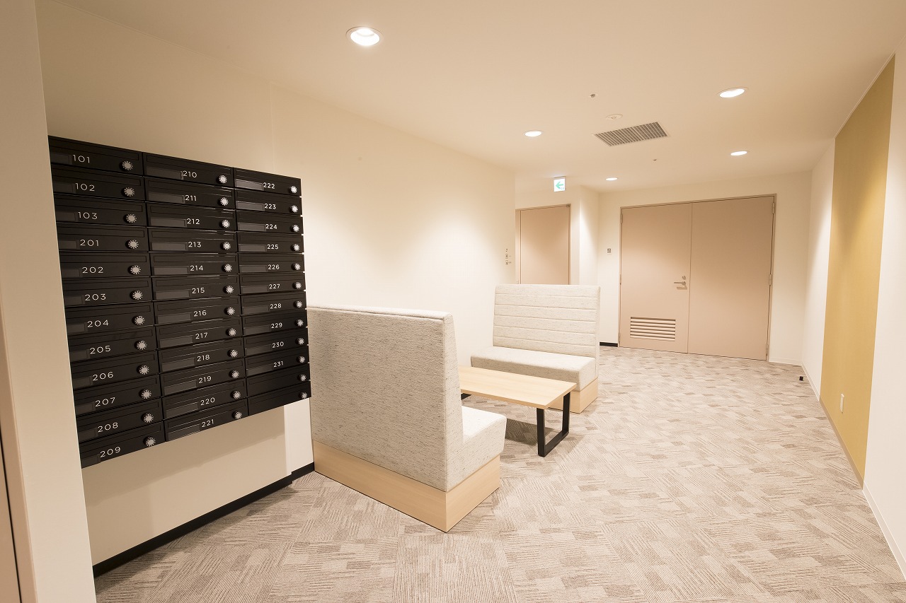 Common area_mailboxes are also available.