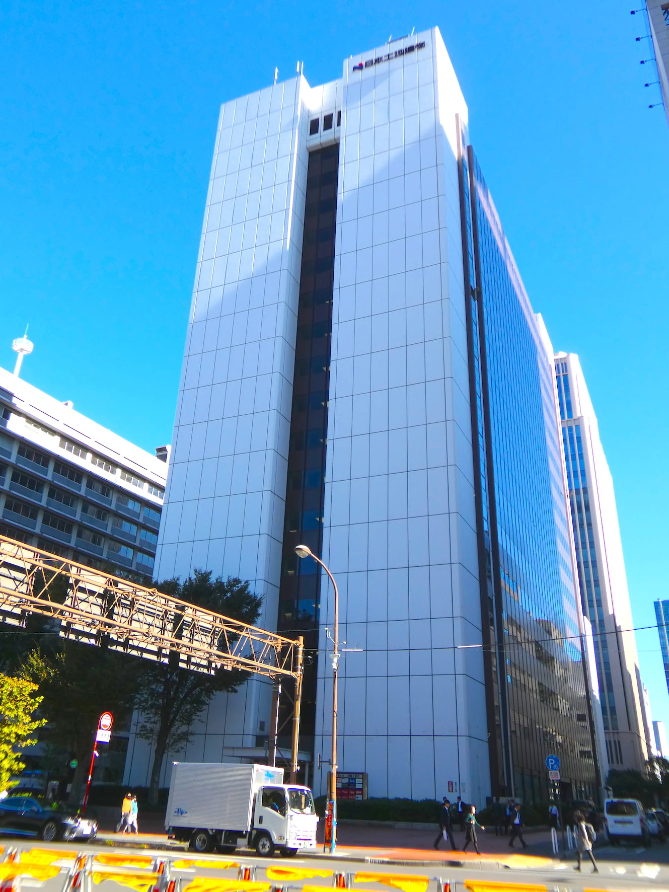 Exterior: Highly visible office building facing Sakurada-dori