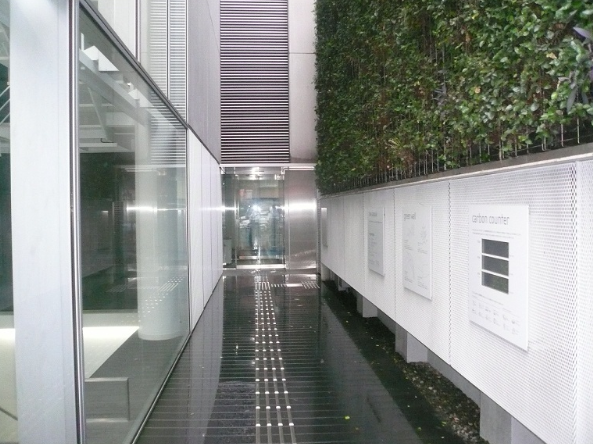 Barrier-free and lush green entrance