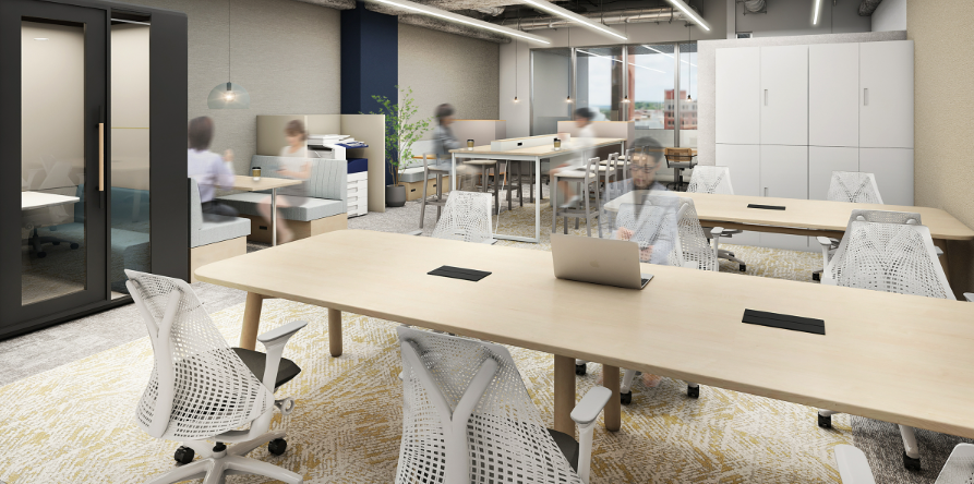 個室_1～30名対応。フェーズに合わせて選べる柔軟な個室プラン。 1名用から、昇降デスクやWEBブース付きの10名超区画まで、多様な働き方をサポートします。