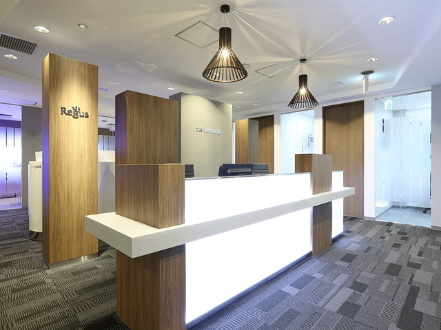 Exterior_Reception desk. Residents can leave the staff to deal with visitors and concentrate on their own work.
