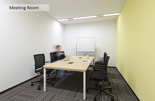 会議室_明るい雰囲気の空間です。※画像はイメージです。©Regus