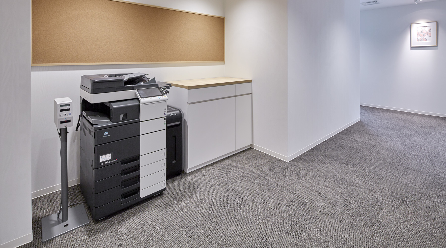 Copy Corner _ Equipped with shared copy machines, etc.