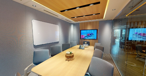 Clean shared meeting rooms