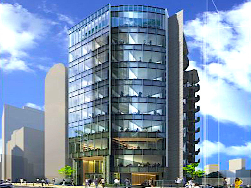 外観_ビル1棟全てがオフィスの大型レンタルオフィスです。