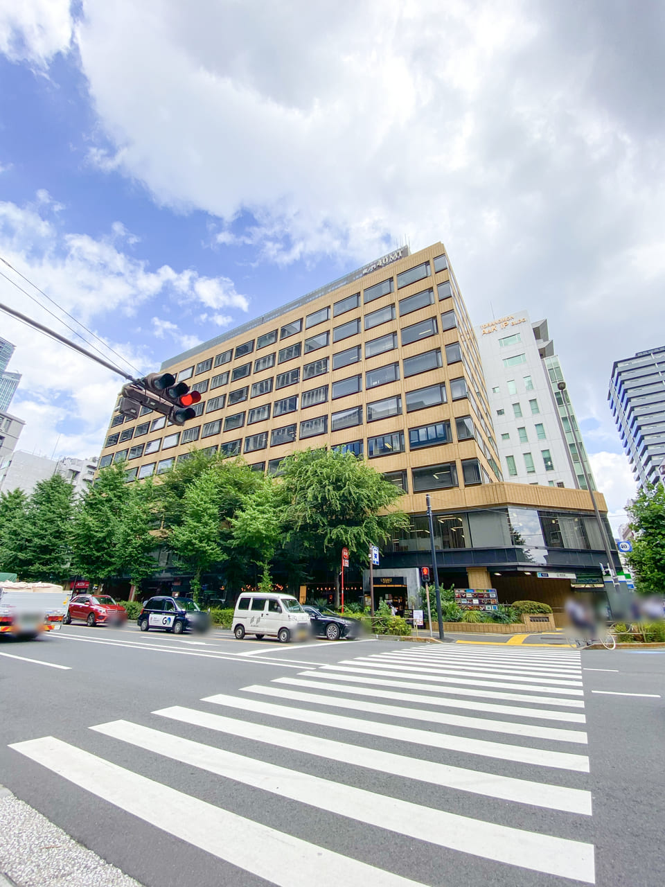 Exterior: Highly visible office building facing Sakurada-dori