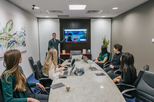 Meeting Rooms_A vital part of business, our meeting rooms are fully equipped with videoconferencing systems and free drinks.