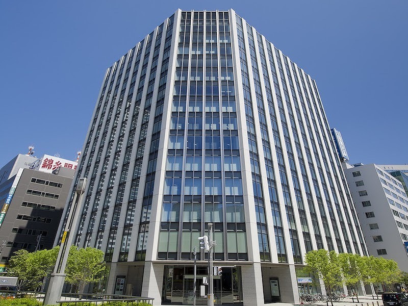 外観_オフィスは商業施設である札幌北ビルの9階となっています。
